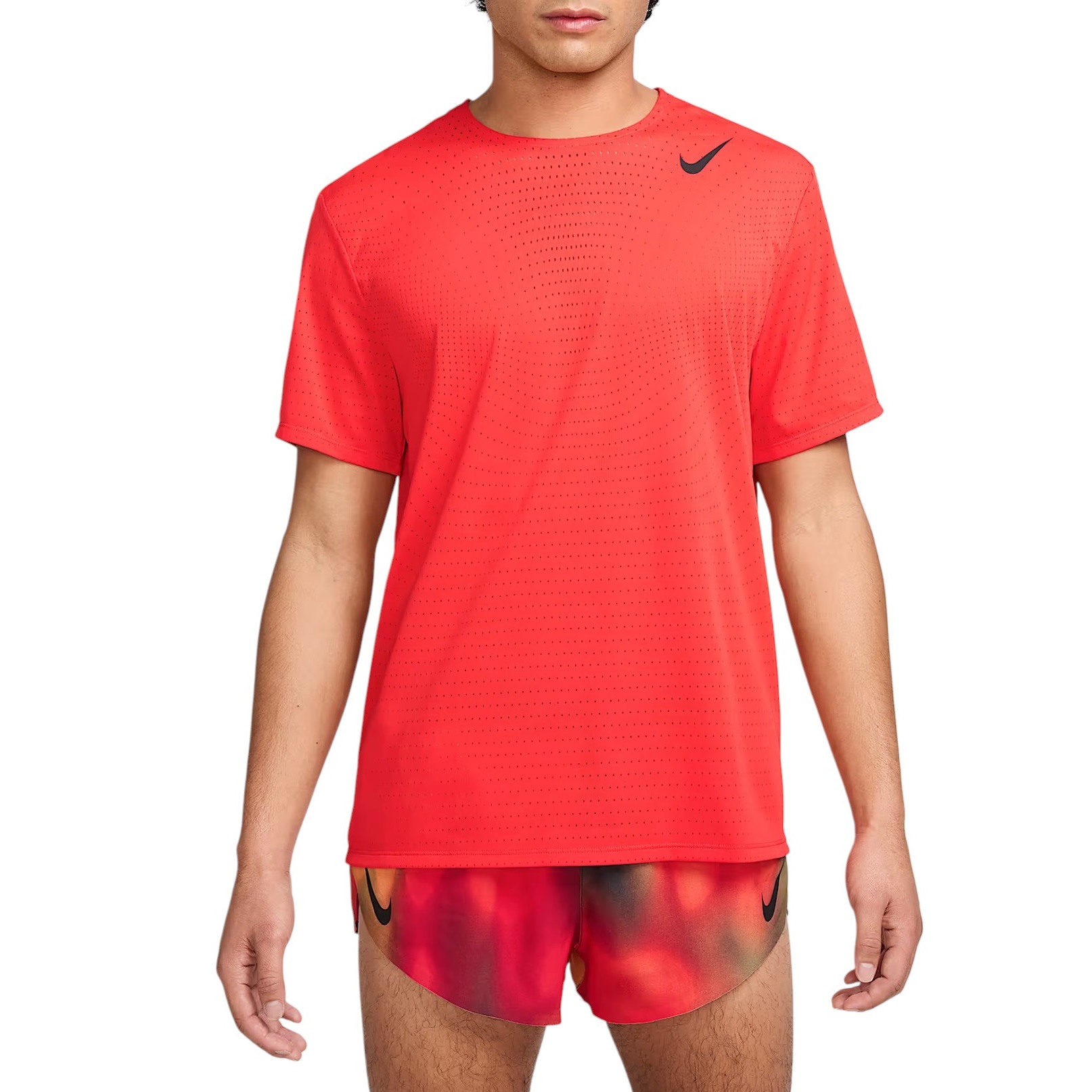 Tricou alergare barbati Nike AeroSwift Dri-FIT ADV SS 2025-Rosu-XL