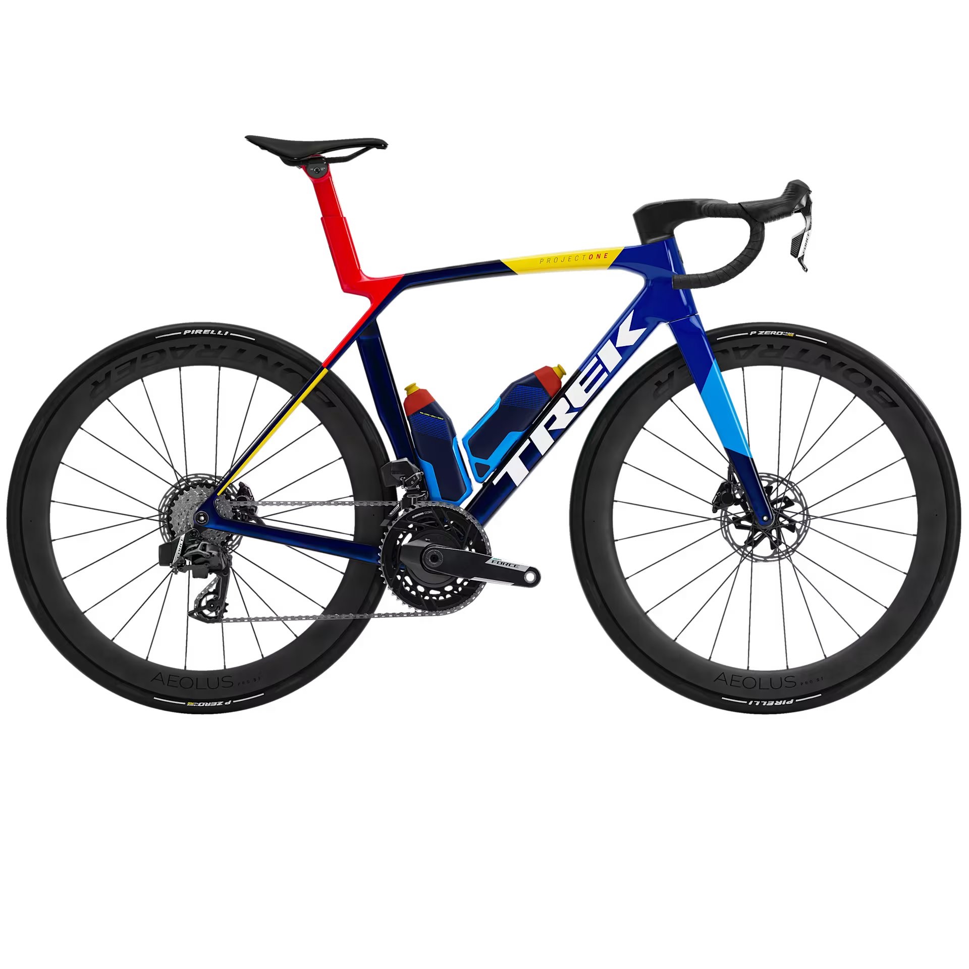 Bicicleta sosea Trek Madone SLR 7 AXS Gen 8 28" 2026-Albastru/Rosu-M