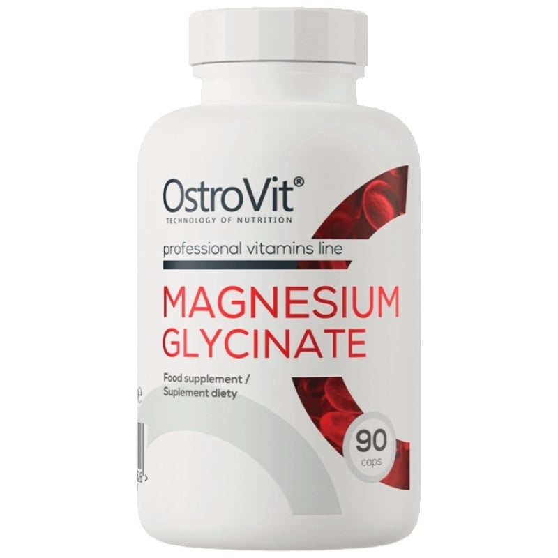 Magneziu bisglicinat OstroVit Magnesium Glycinate, 90 capsule