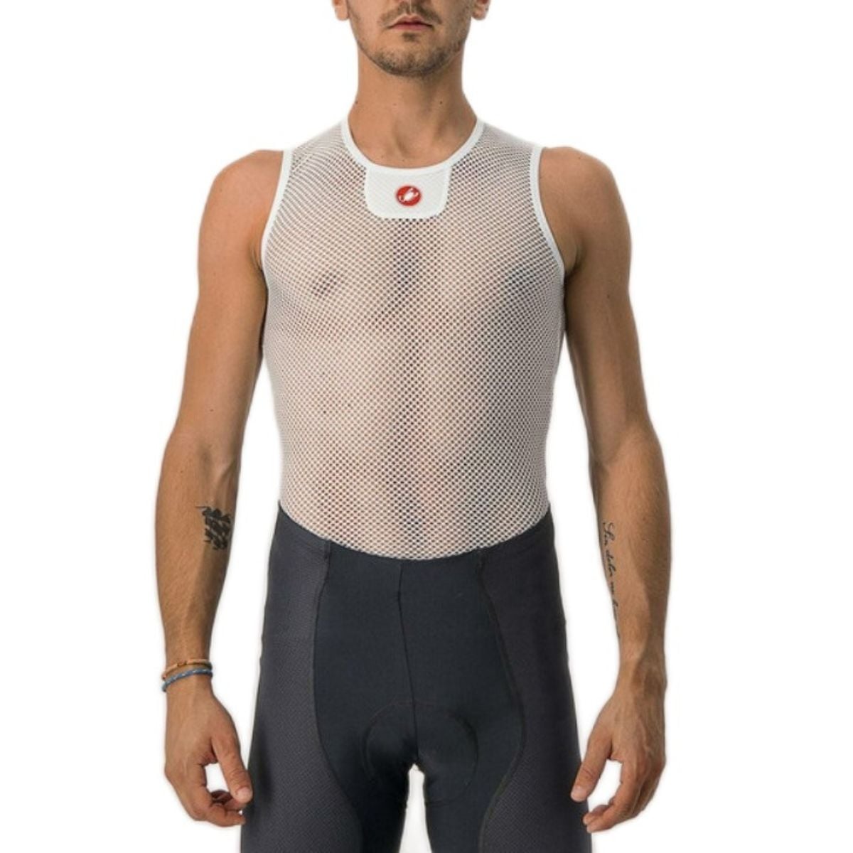 Maiou ciclism barbati Castelli Core Mesh 3 SL SS 2025-Alb-XXL