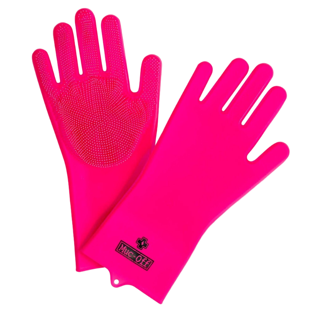 Manusi de curatare Muc-Off Deep Scrubber-Roz-M
