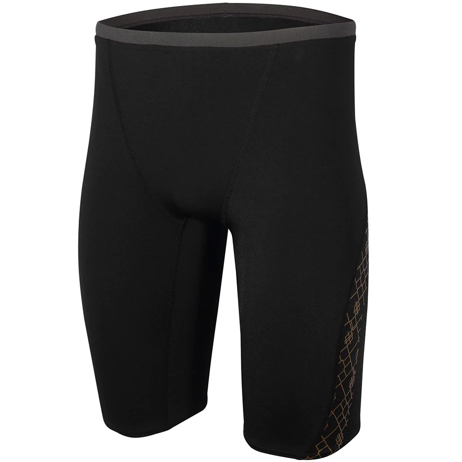 Sort tehnic inot barbati Zone3 Iconic-Negru/Auriu-30