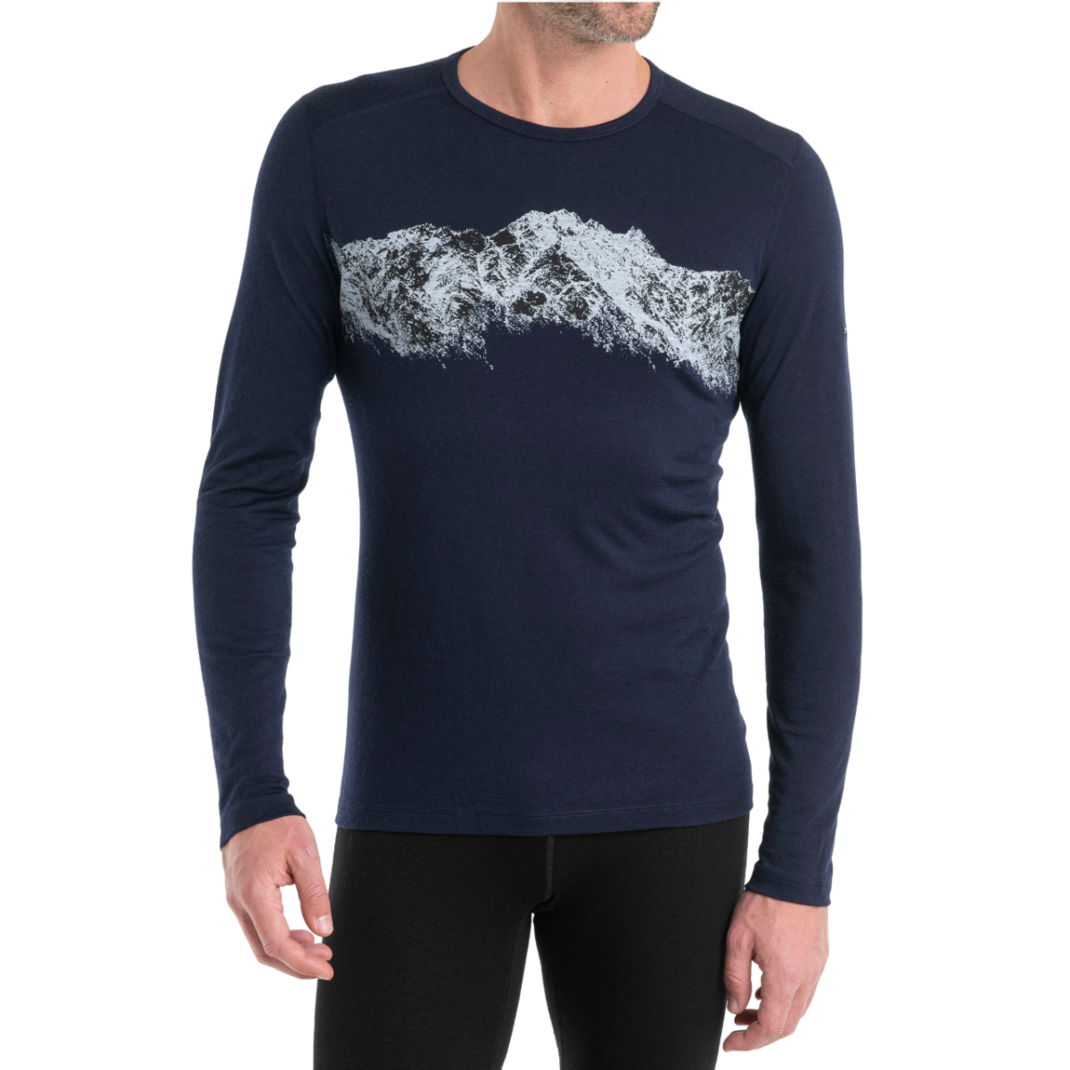 Bluza merino barbati Icebreaker 200 Oasis Crewe Remarkables