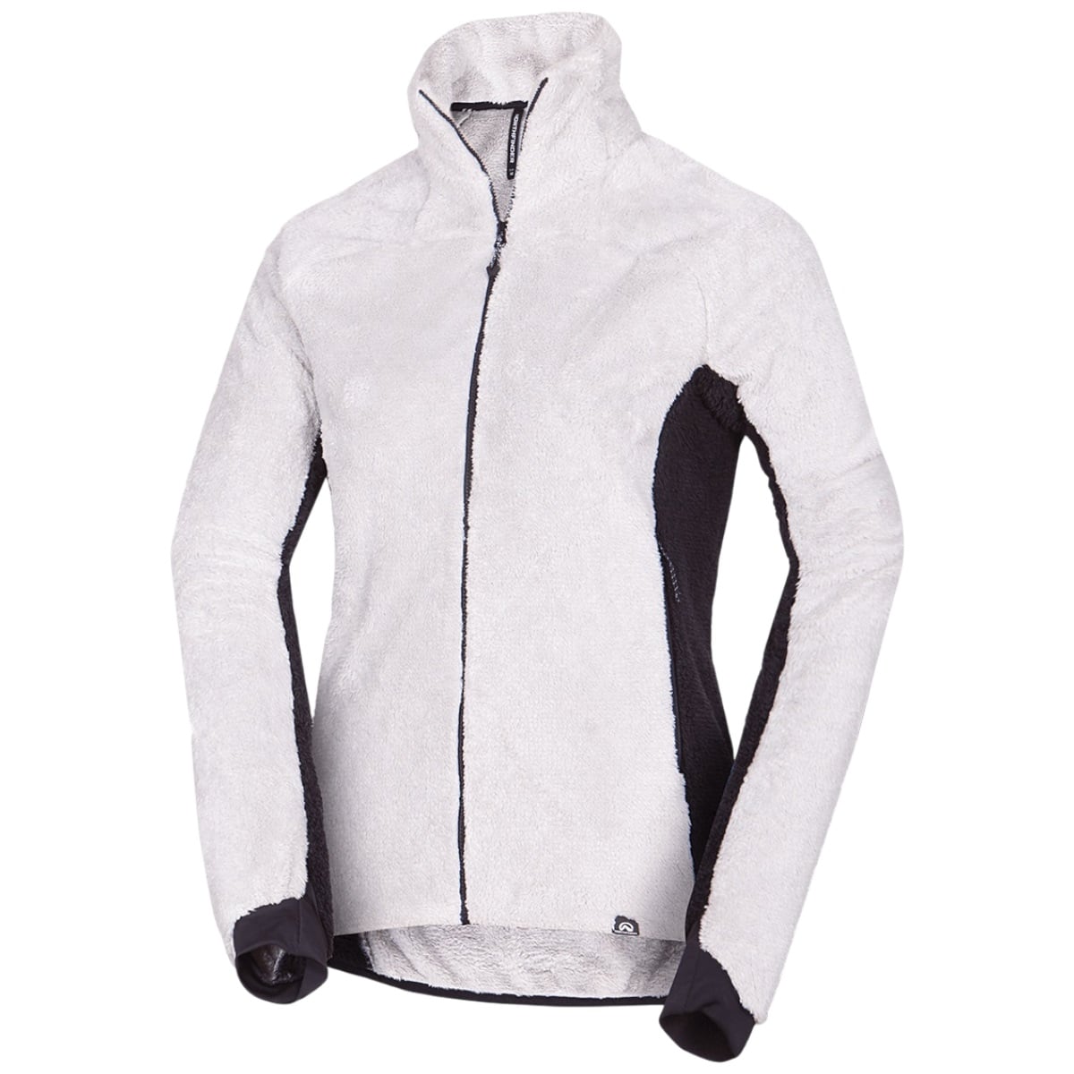 Fleece trekking dama Northfinder Melisa-Alb/Negru-XS