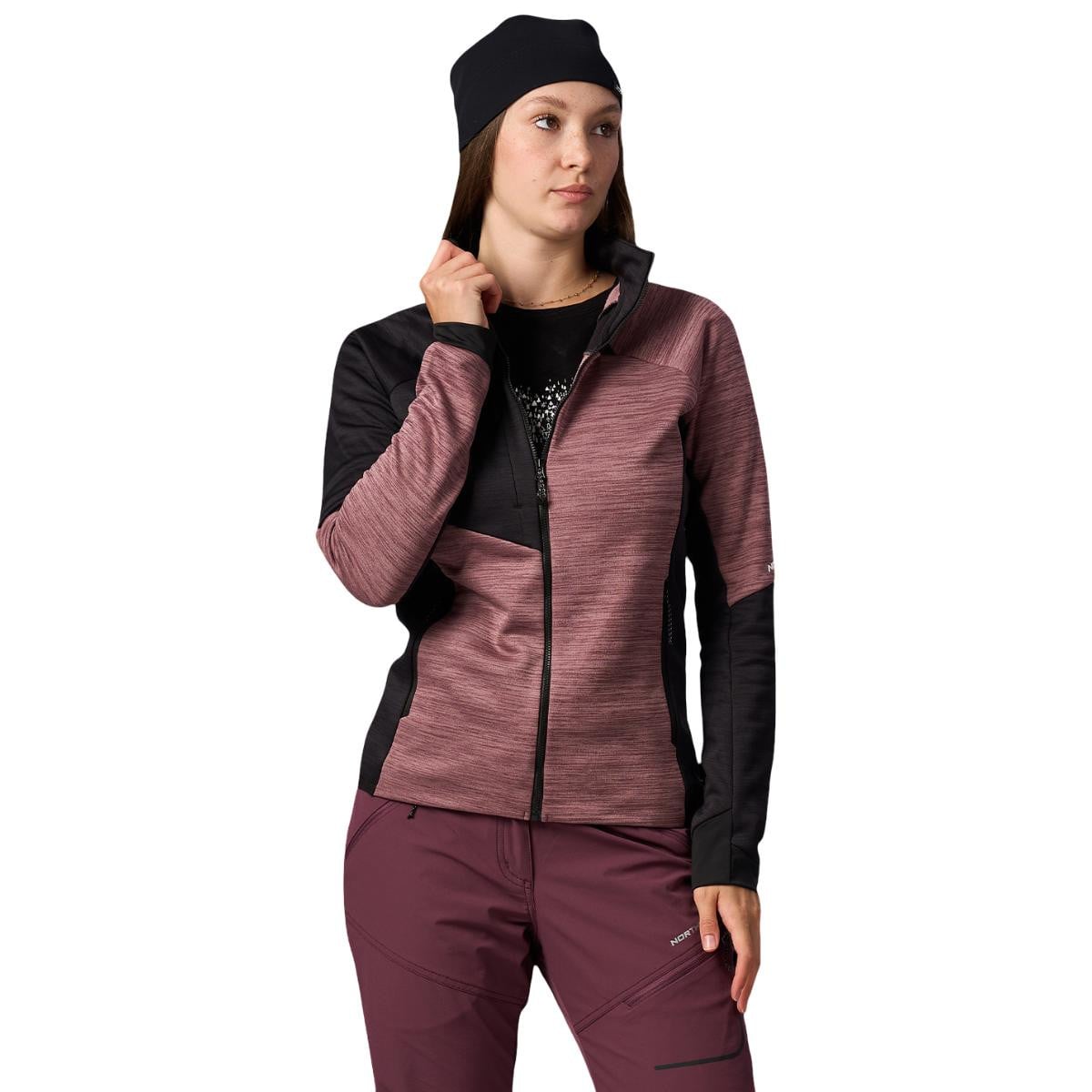 Bluza fleece dama Northfinder Trya-Mov-XS