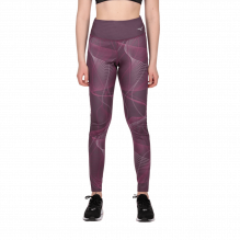 Colanti alergare dama Mizuno Printed Tights-Mov-L