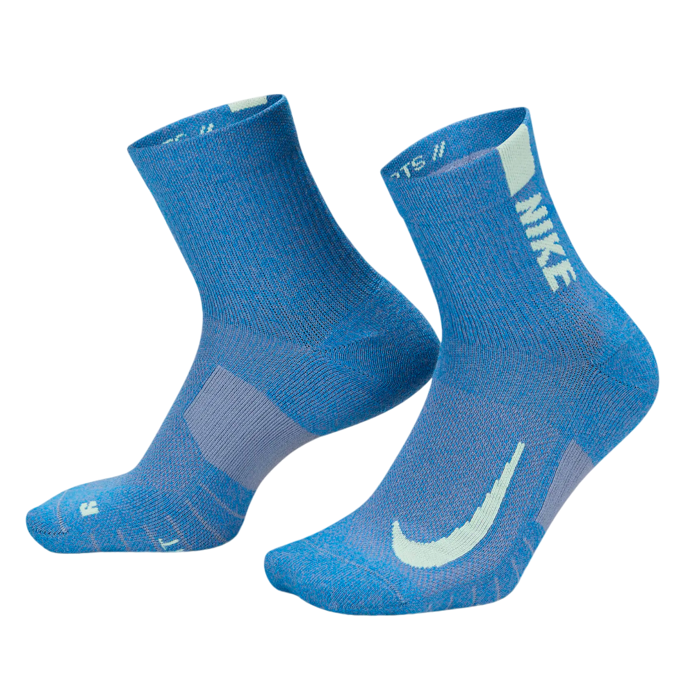 Set 2 perechi sosete alergare Nike Multiplier Ankle SS 2025