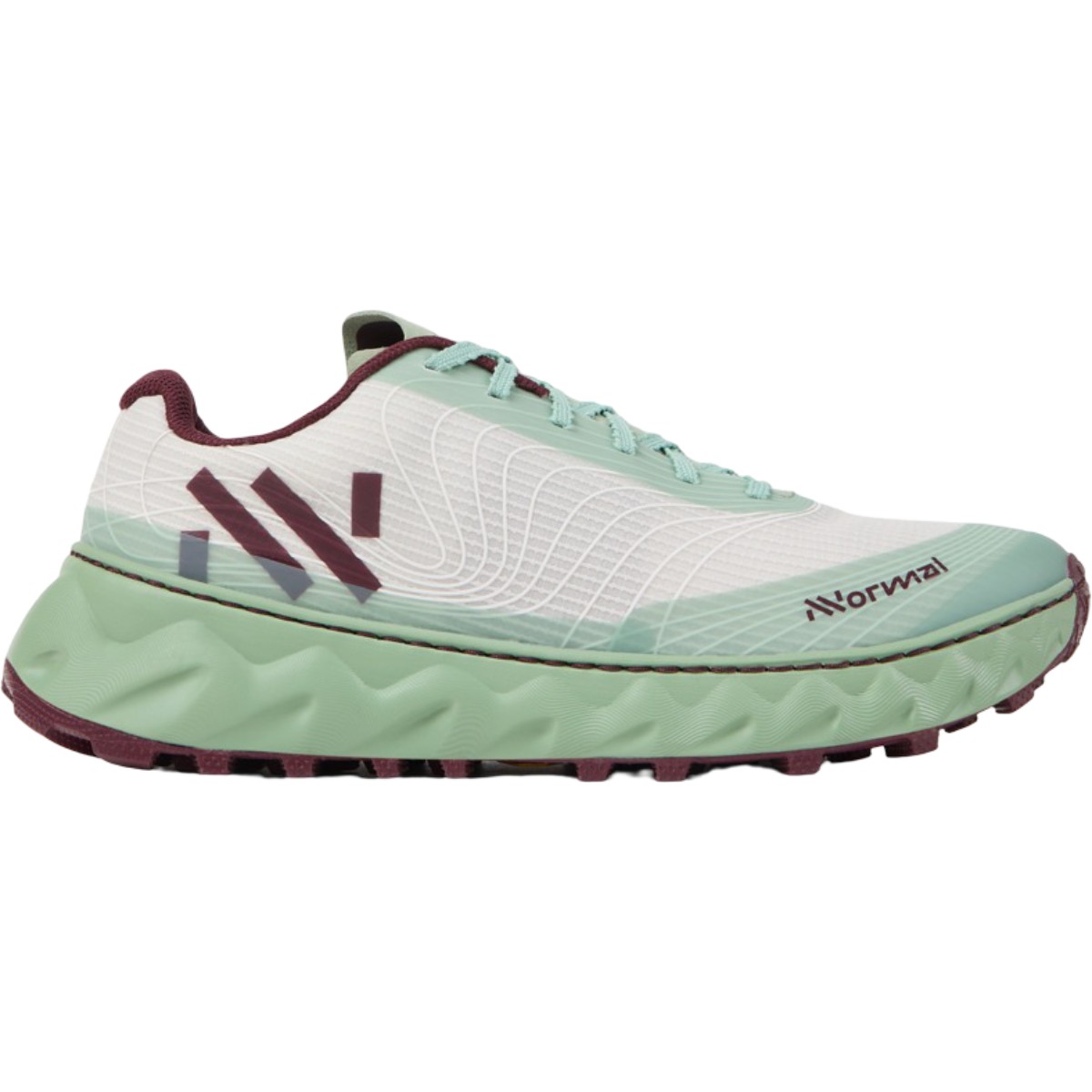 Pantofi alergare trail NNormal Tomir 02 NN SS 2026-Alb/Verde-38