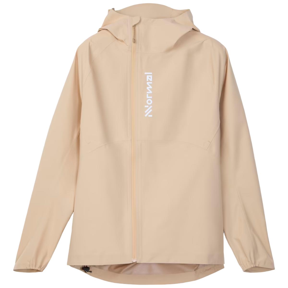 Jacheta alergare dama NNormal Trail Rain 02 FW 2026-Bej-S