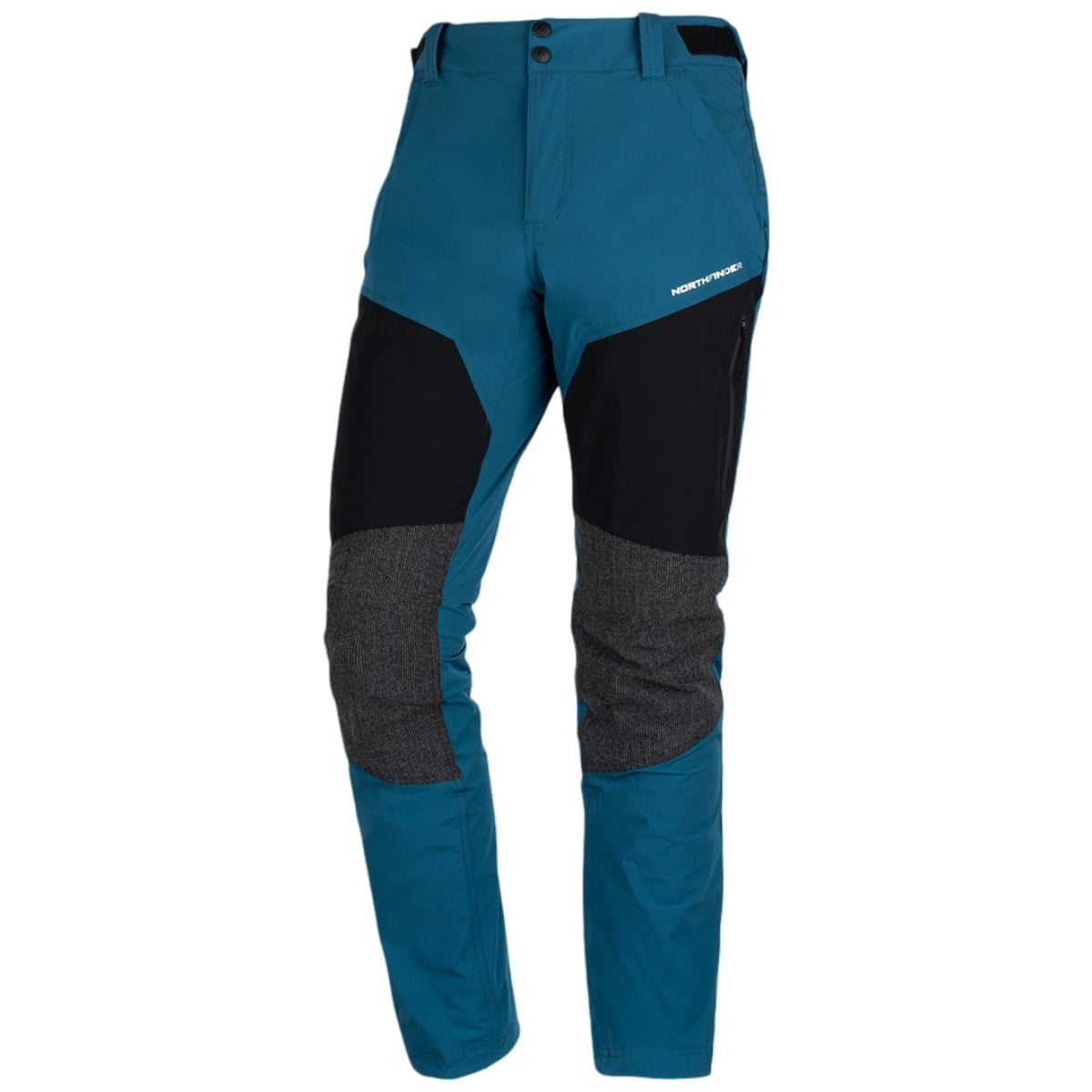 Pantaloni trekking barbati Northfinder Silvestre-Albastru/Negru-S