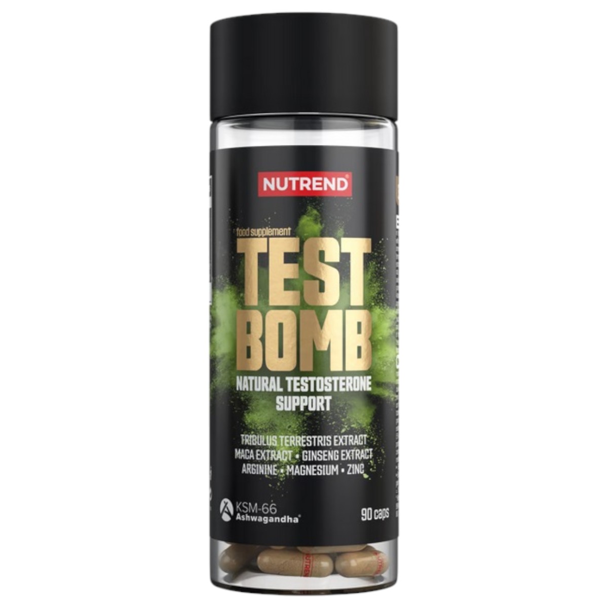 Supliment alimentar complex Nutrend Test Bomb, 90 capsule