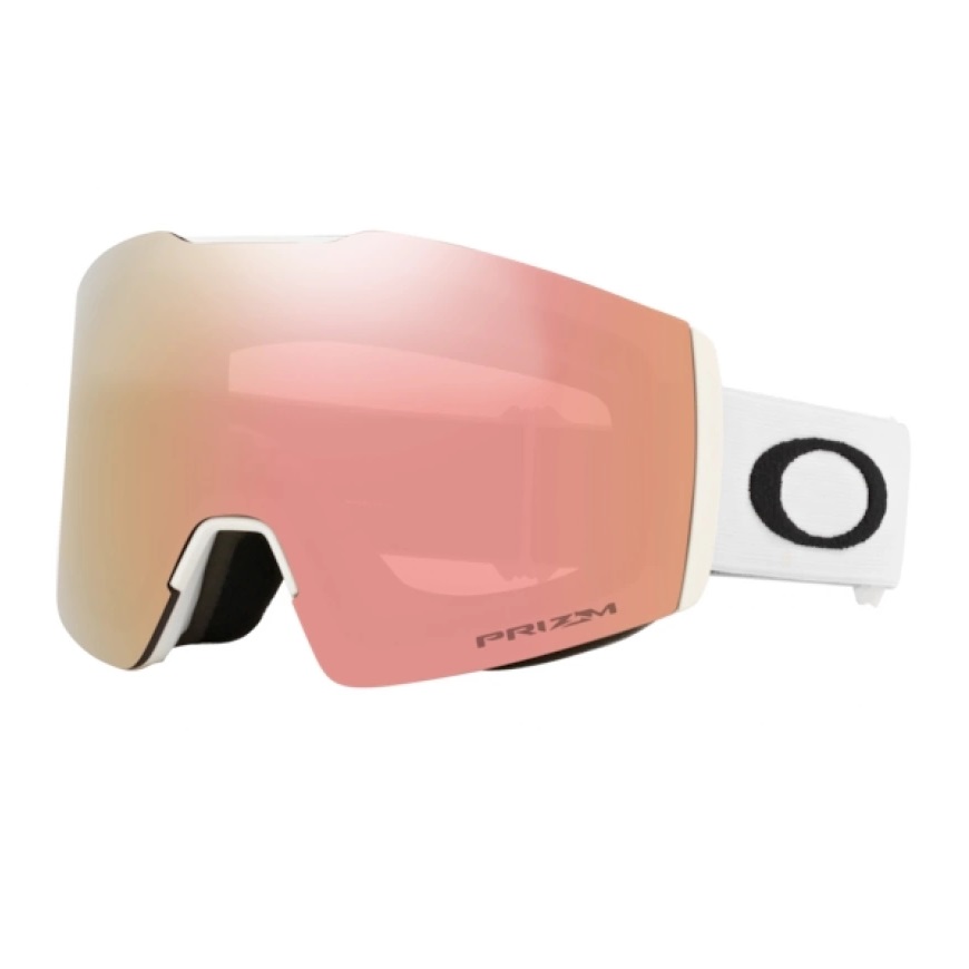 Ochelari schi Oakley Fall Line M Snow Goggles Matte White / Prizm Rose Gold Iridium