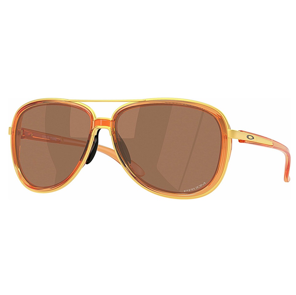 Ochelari de soare Oakley Split Time Transparent Ginger / Prizm Tungsten