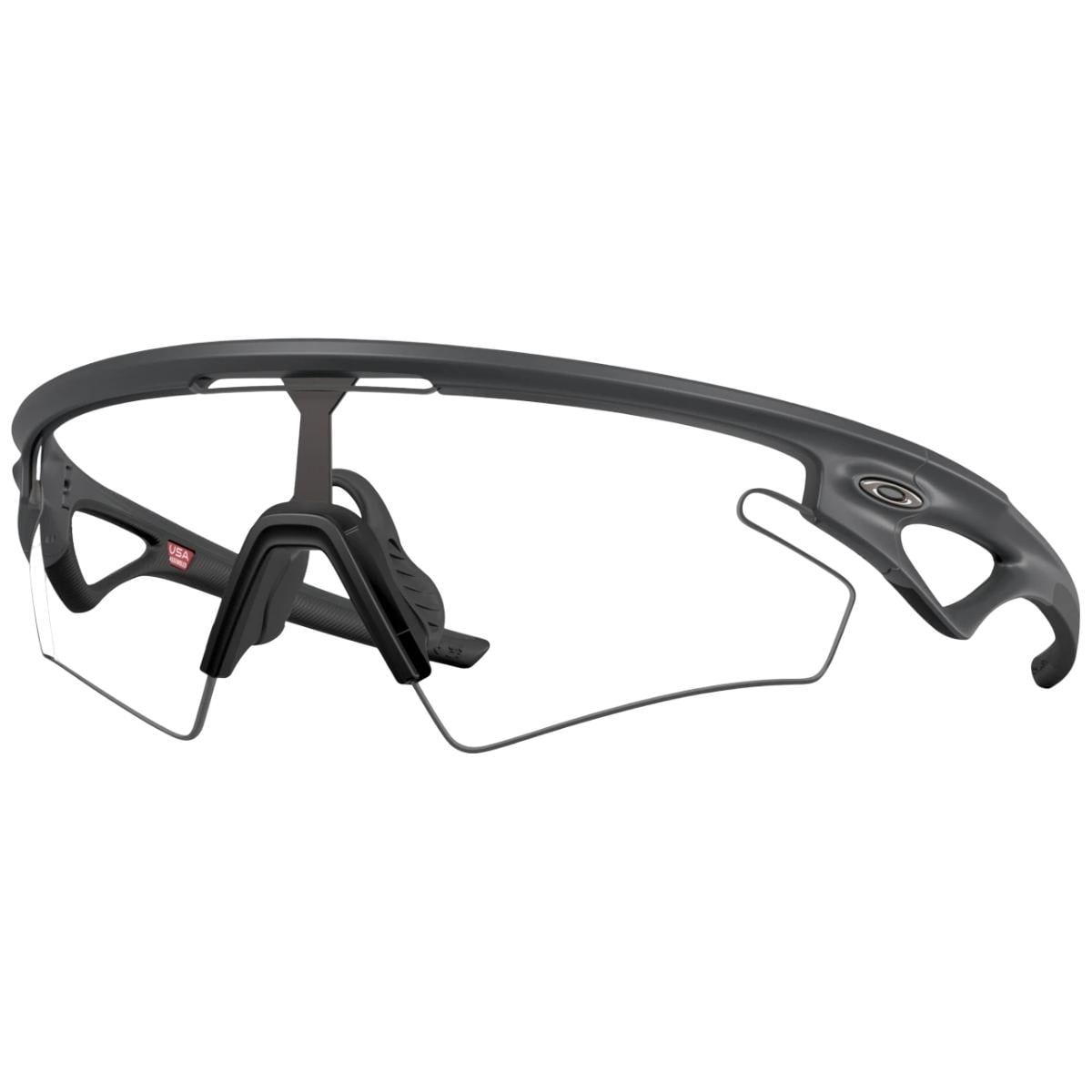 Ochelari de soare Oakley Sphaera Slash Clear to Black Iridium Photochromic / Carbon