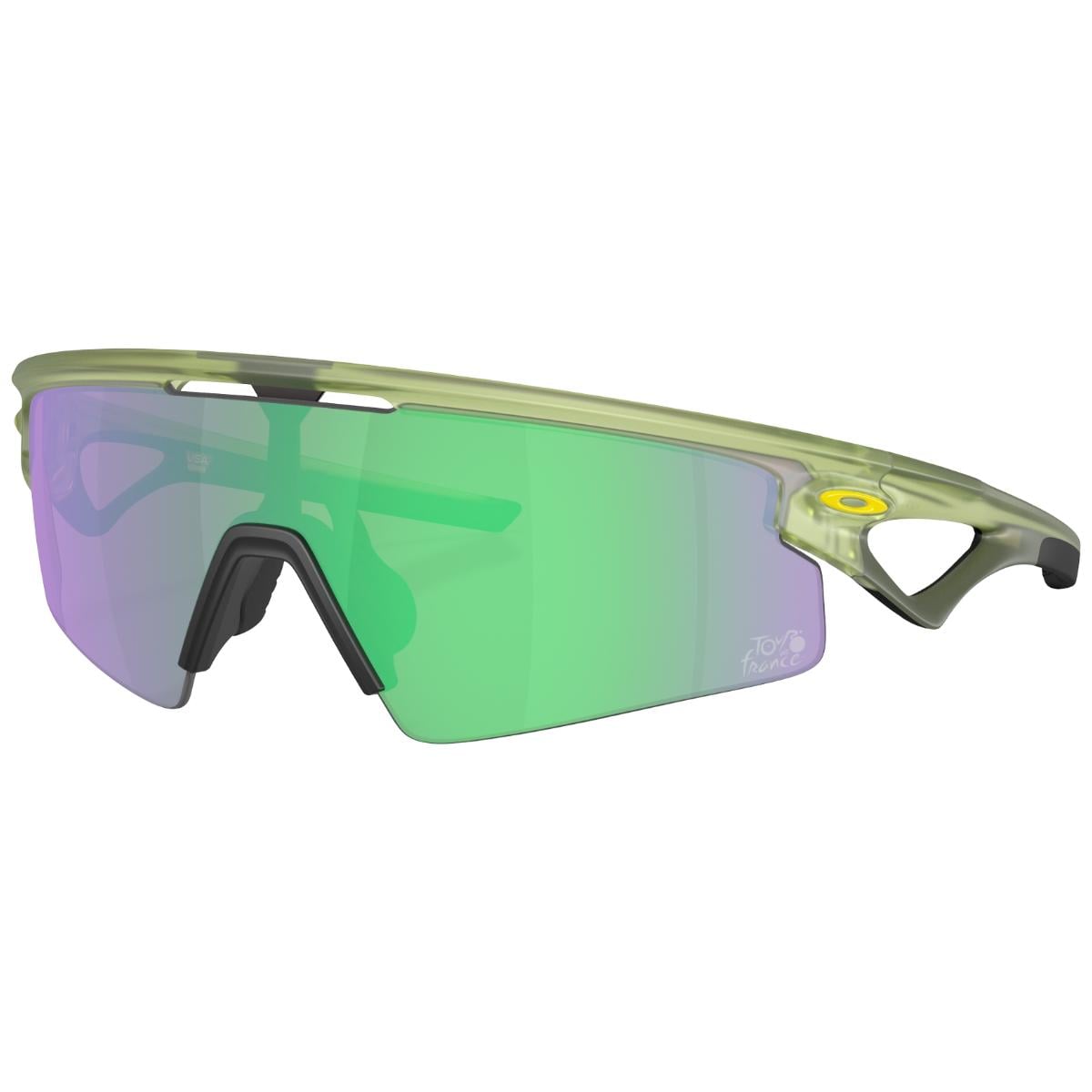 Ochelari de soare Oakley 2026 Tour De France Sphaera Strike Matte Fern / Prizm Road Jade