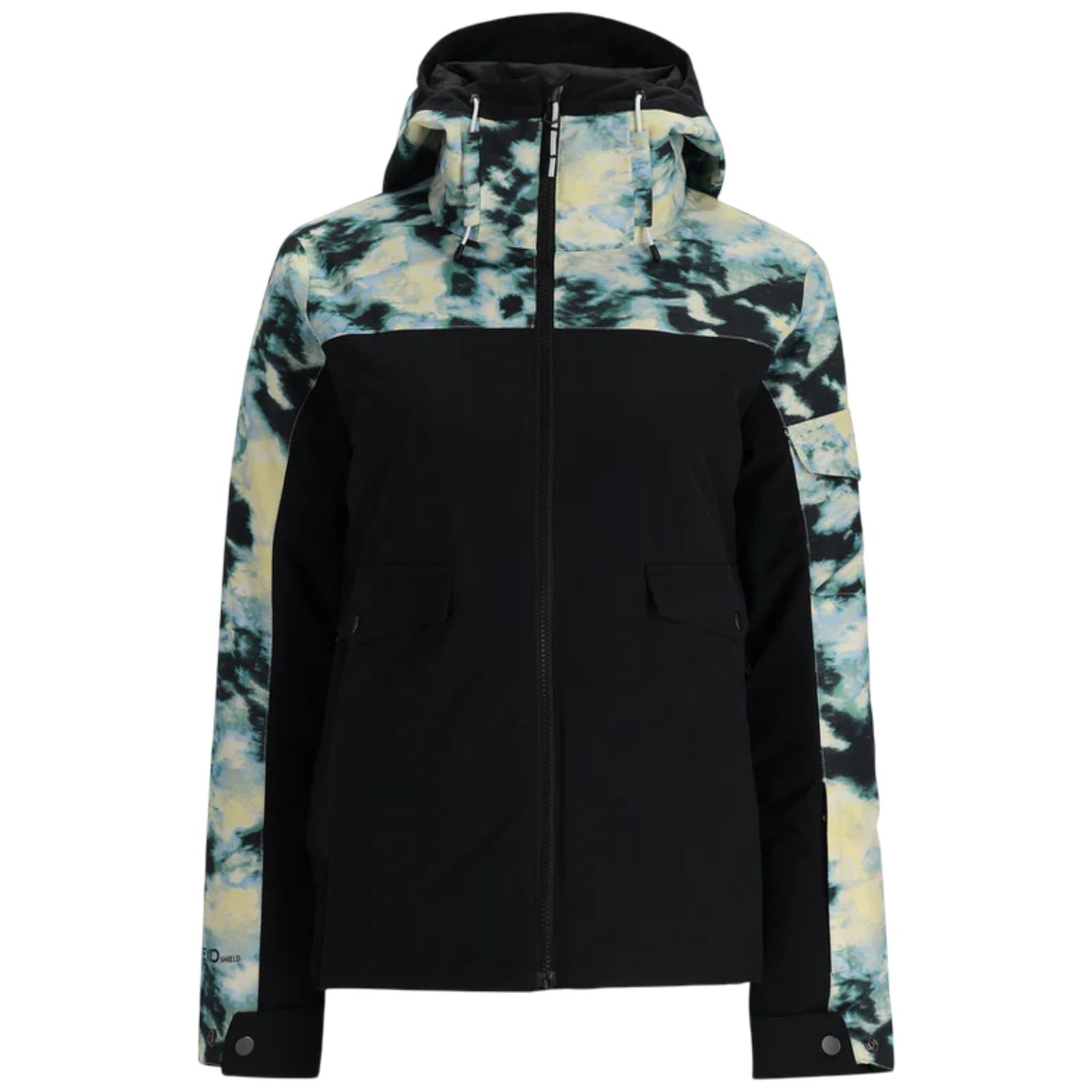 Jacheta schi dama Spyder Optimist 2025-Negru/Bleu-2