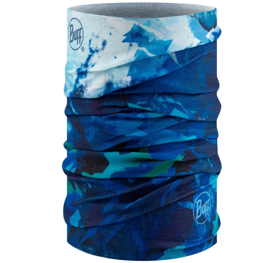 Bandana tubulara multifunctionala copii Buff Original EcoStretch High Mountain Blue