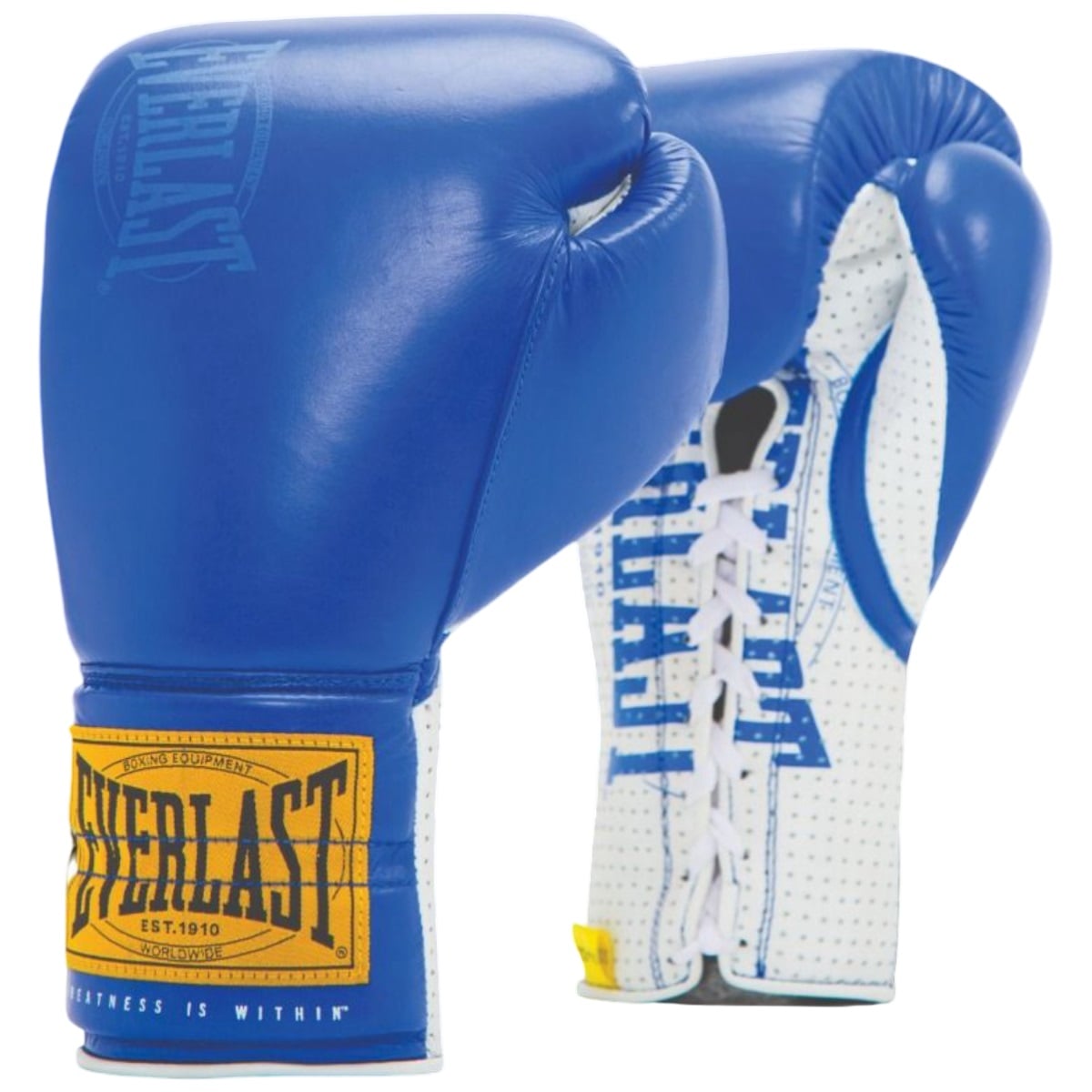Manusi box Everlast 1910 Sparring - Siret-Albastru-12 oz