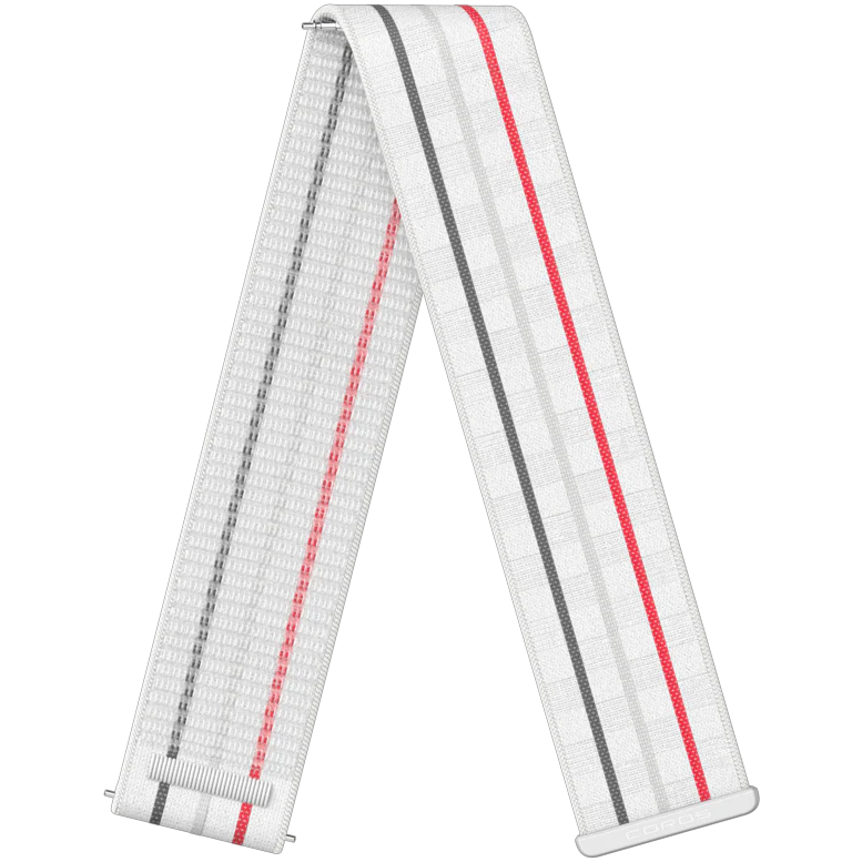 Curea ceas Coros Pace 3 Nailon 22 mm Large-Alb