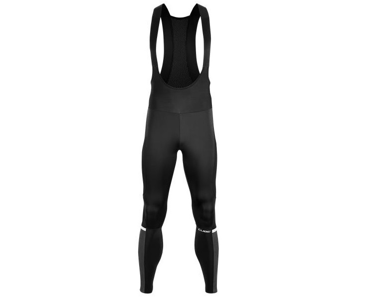 Pantaloni ciclism cu bretele barbati Cube Blackline