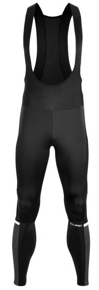 Pantaloni ciclism cu bretele barbati Cube Blackline-Negru-L