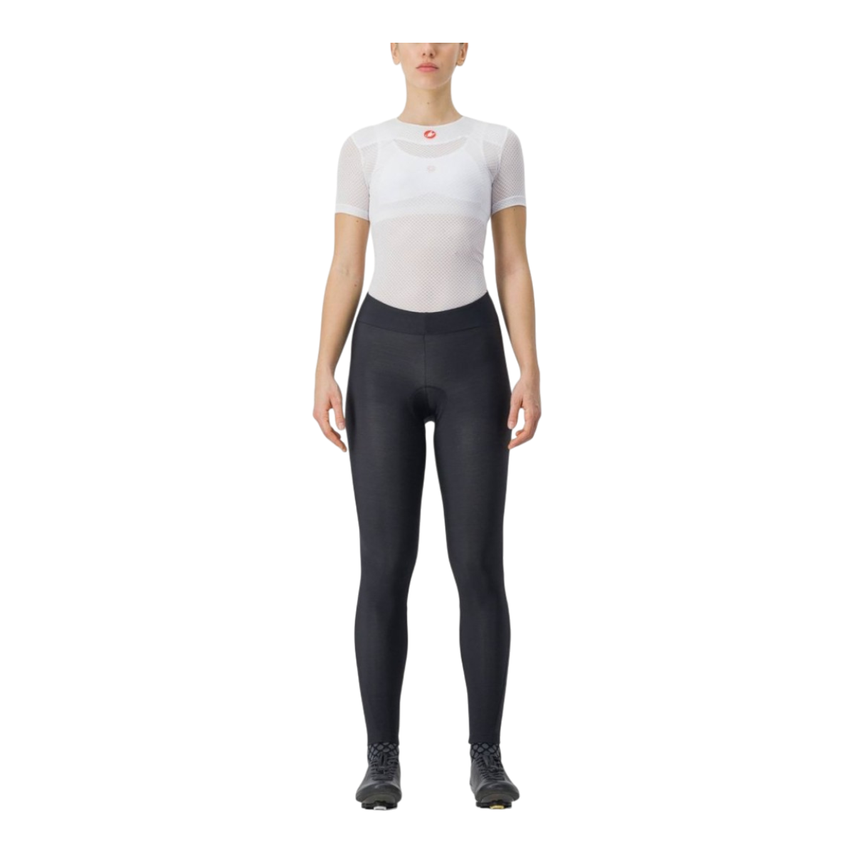 Pantaloni ciclism dama Castelli Entrata-Negru-M