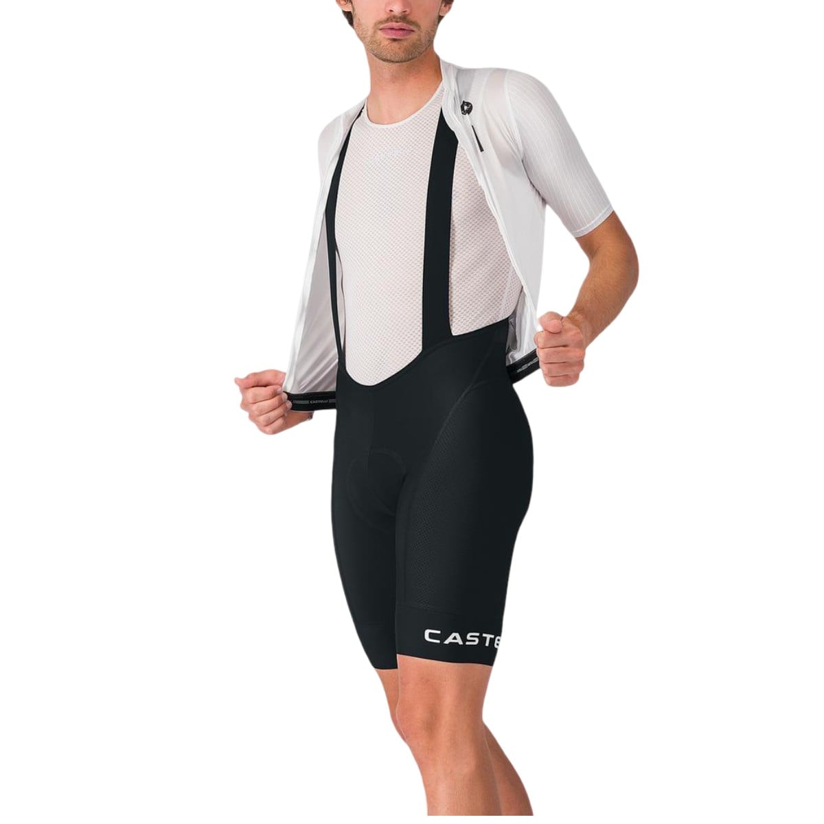 Pantaloni scurti ciclism cu bretele barbati Castelli Competizione 2