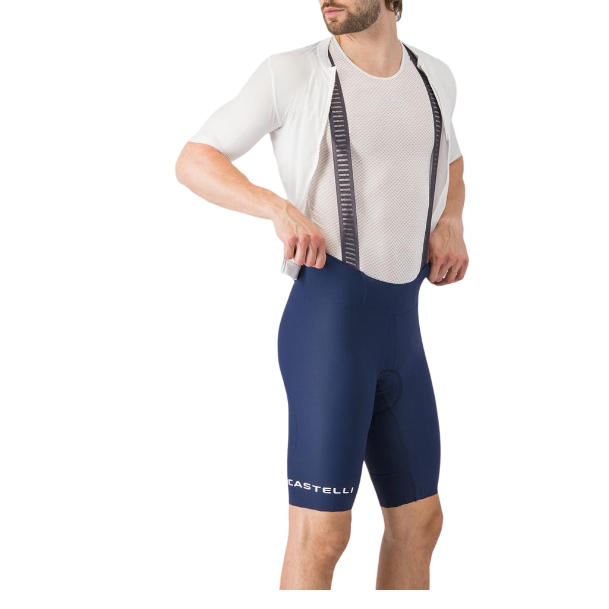 Pantaloni scurti ciclism cu bretele barbati Castelli Espresso 2