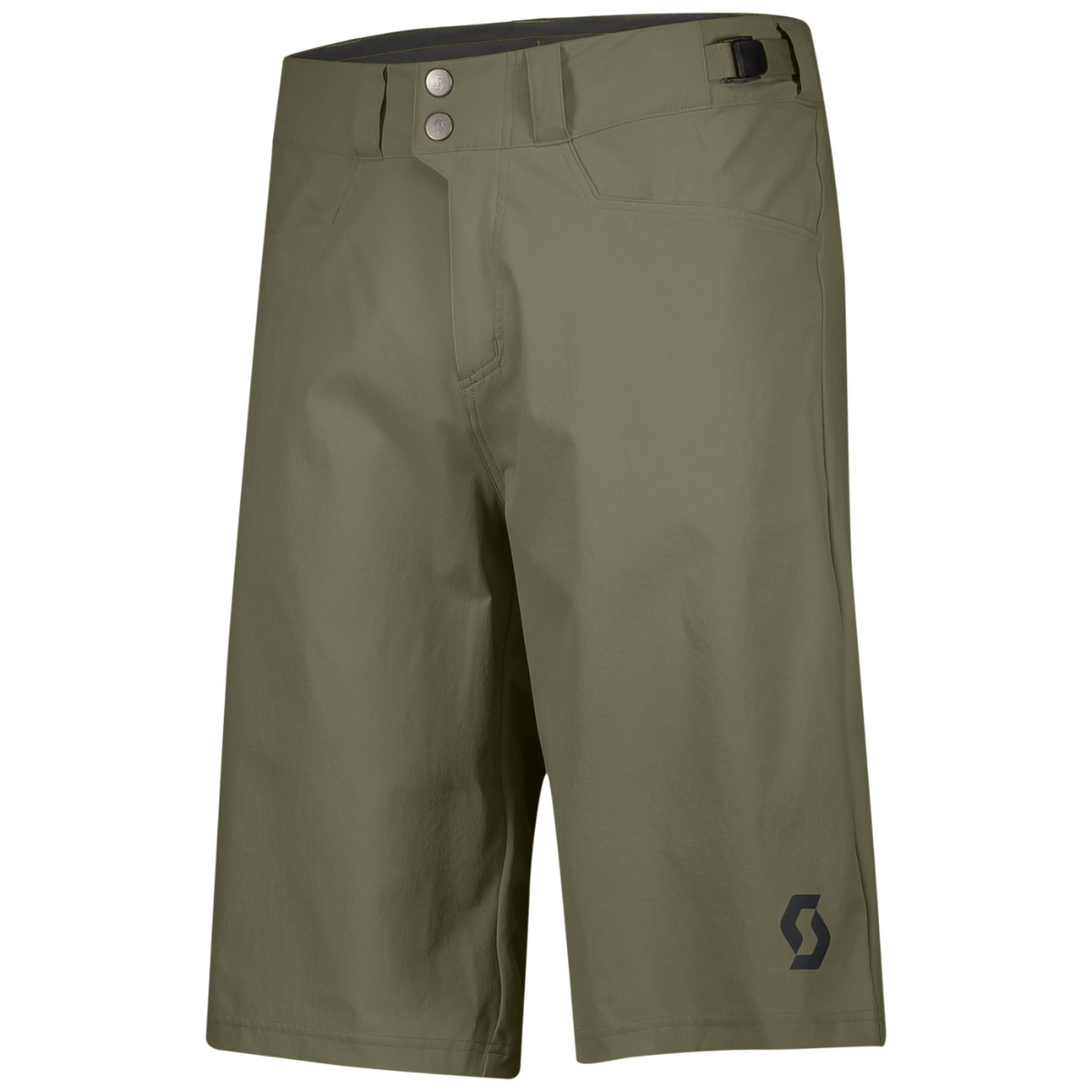 Pantaloni scurti ciclism barbati Scott Trail Flow 2025-Verde Deschis-S