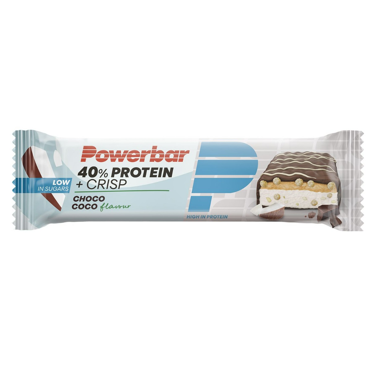 Baton proteic PowerBar 40% Protein+ Crisp 40g Aroma Ciocolata