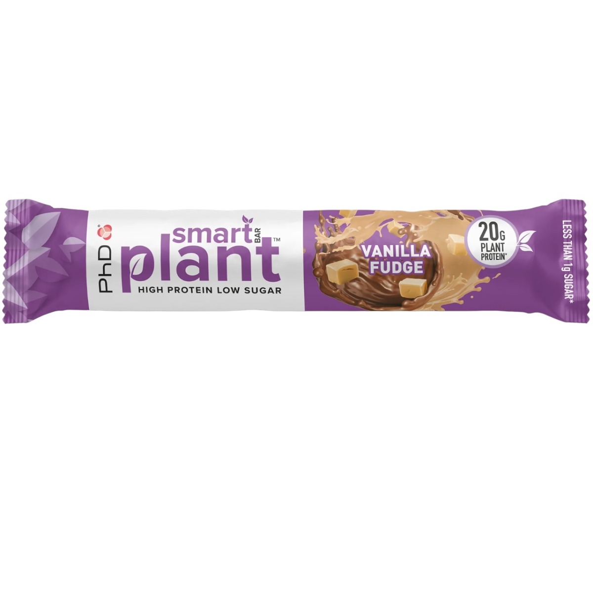 Baton proteic PhD Smart Bar Plant Aroma de Vanilie, 64g