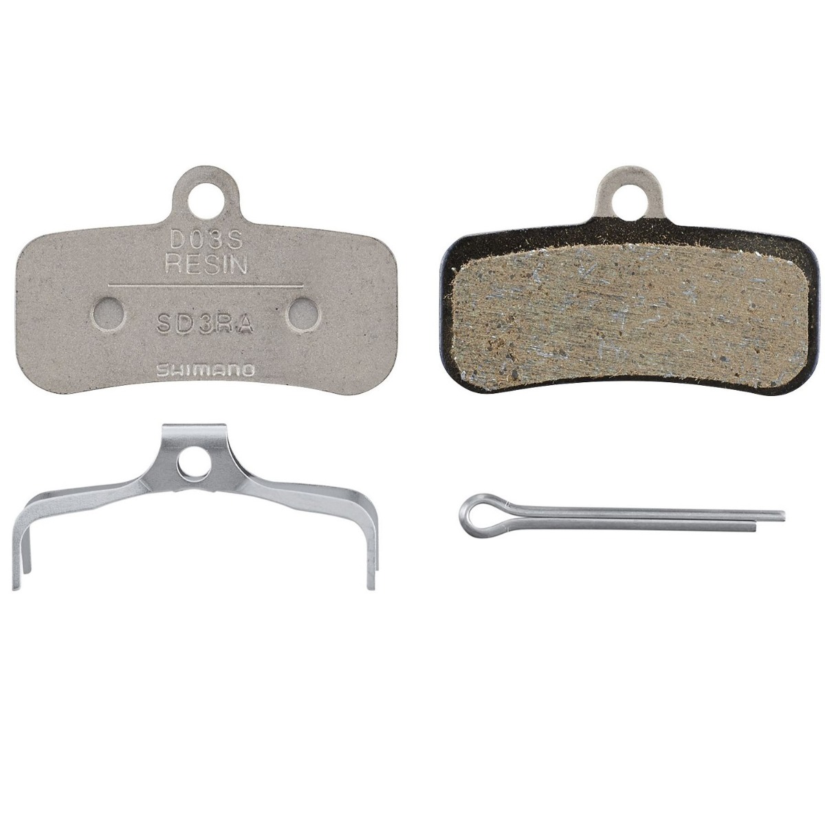 Set placute frana Shimano D03S-RX, resin