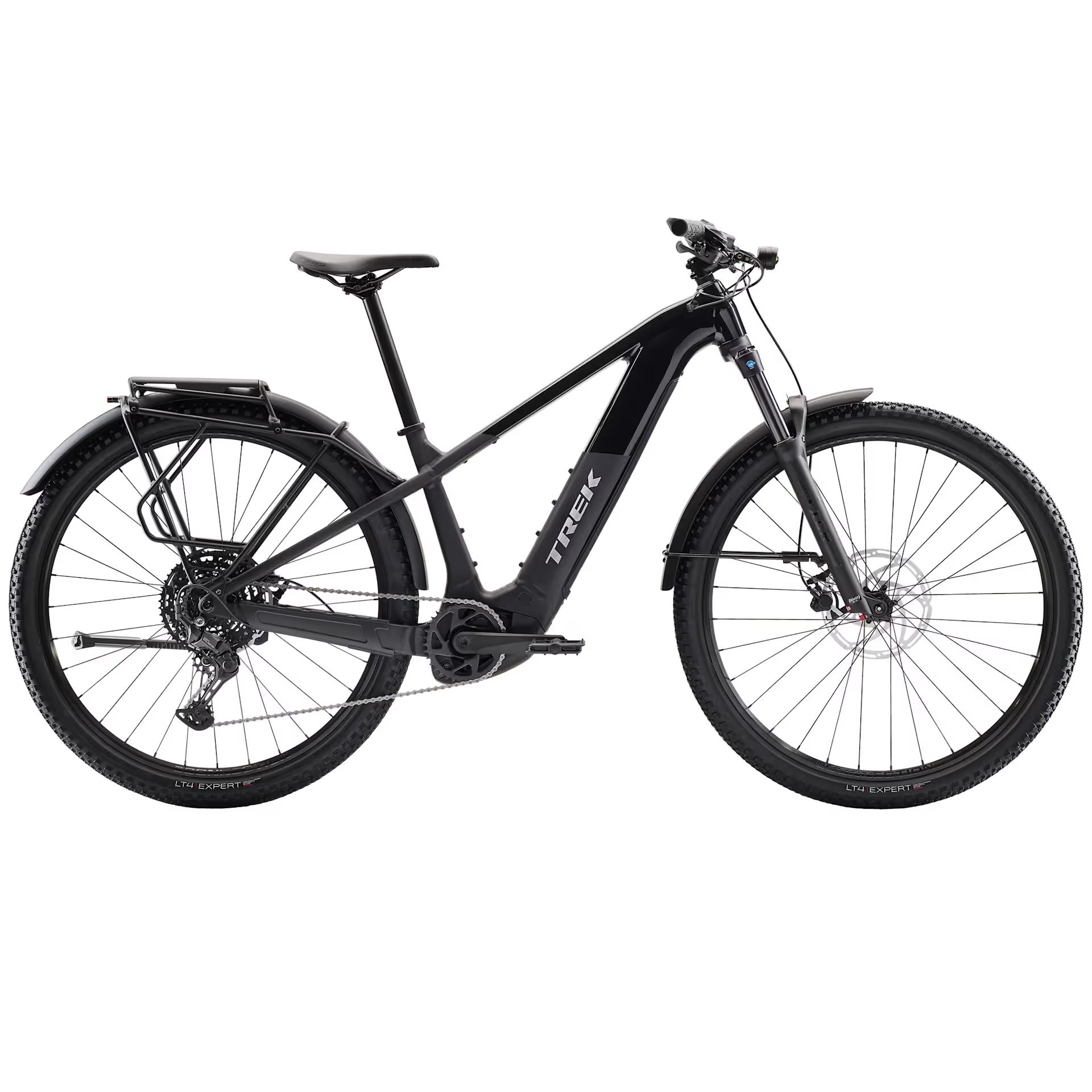 Bicicleta electrica MTB Trek Powerfly+ 4 Equipped 800 Wh Gen 5 27.5" 2026-Negru-S