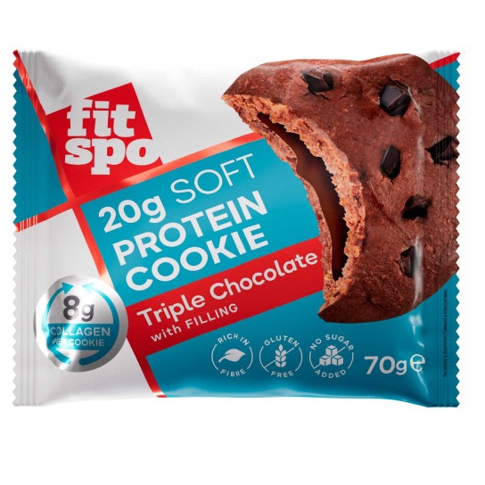 Prajitura proteica Fitspo Protein Cookie Aroma de Ciocolata, 70g