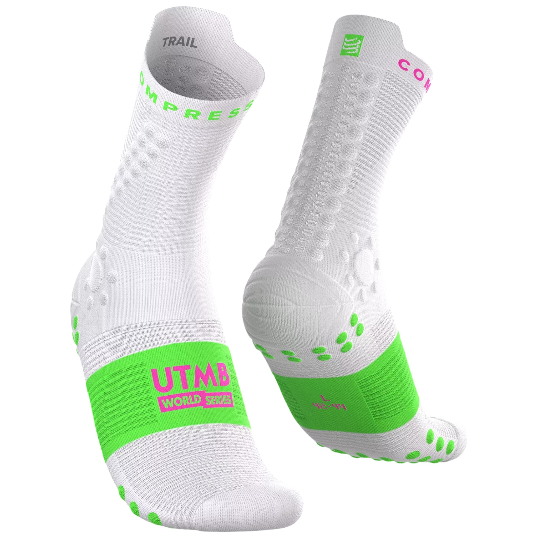 Sosete compresie alergare Compressport Pro Racing V4.0 Trail