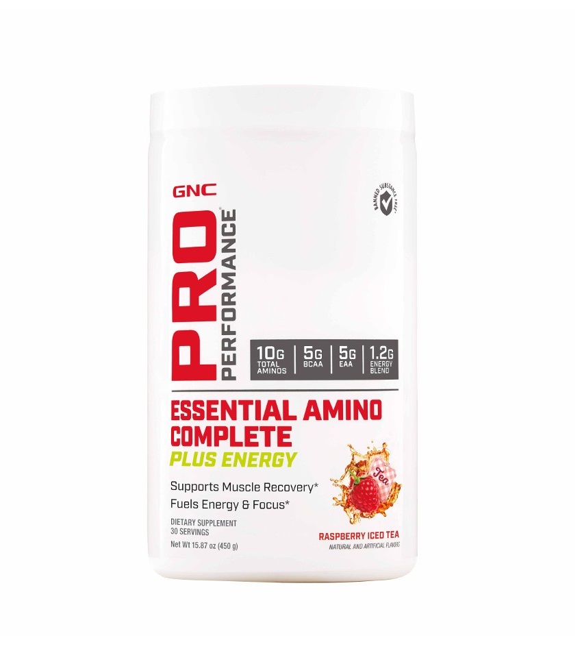 Supliment alimentar GNC Pro Performance Essential Amino Complete Plus Energy, 450g