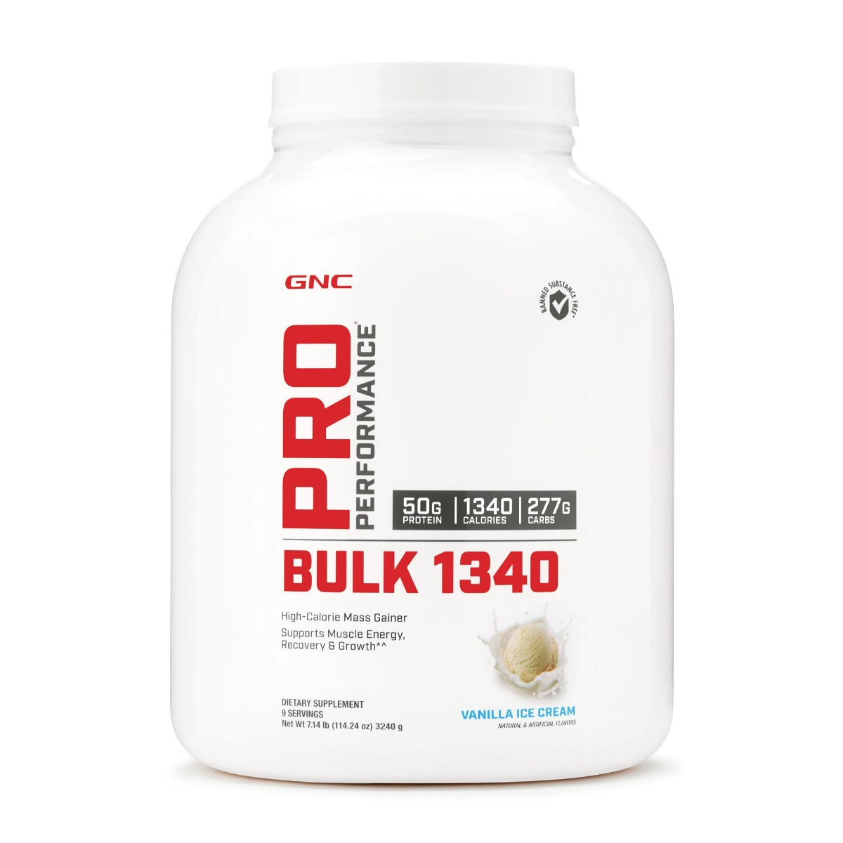 Proteina din zer GNC Pro Performance Bulk 1340, 3240g