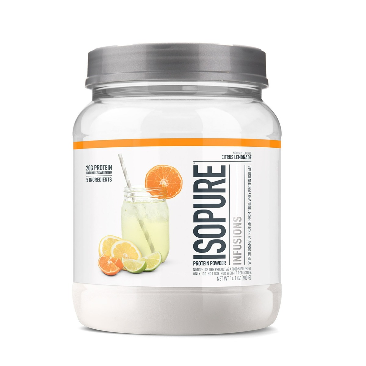 Proteina izolata din zer IsoPure Infusions 400g