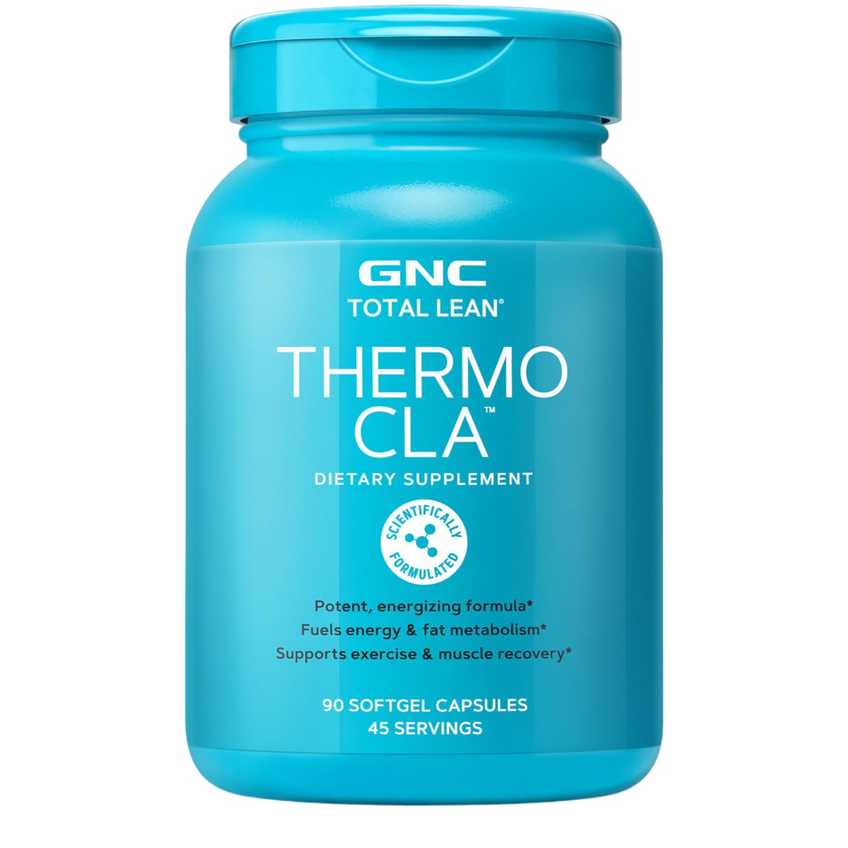 GNC Total Lean Thermo CLA, Acid Linoleic Conjugat, Formula Energizanta , 90 cps