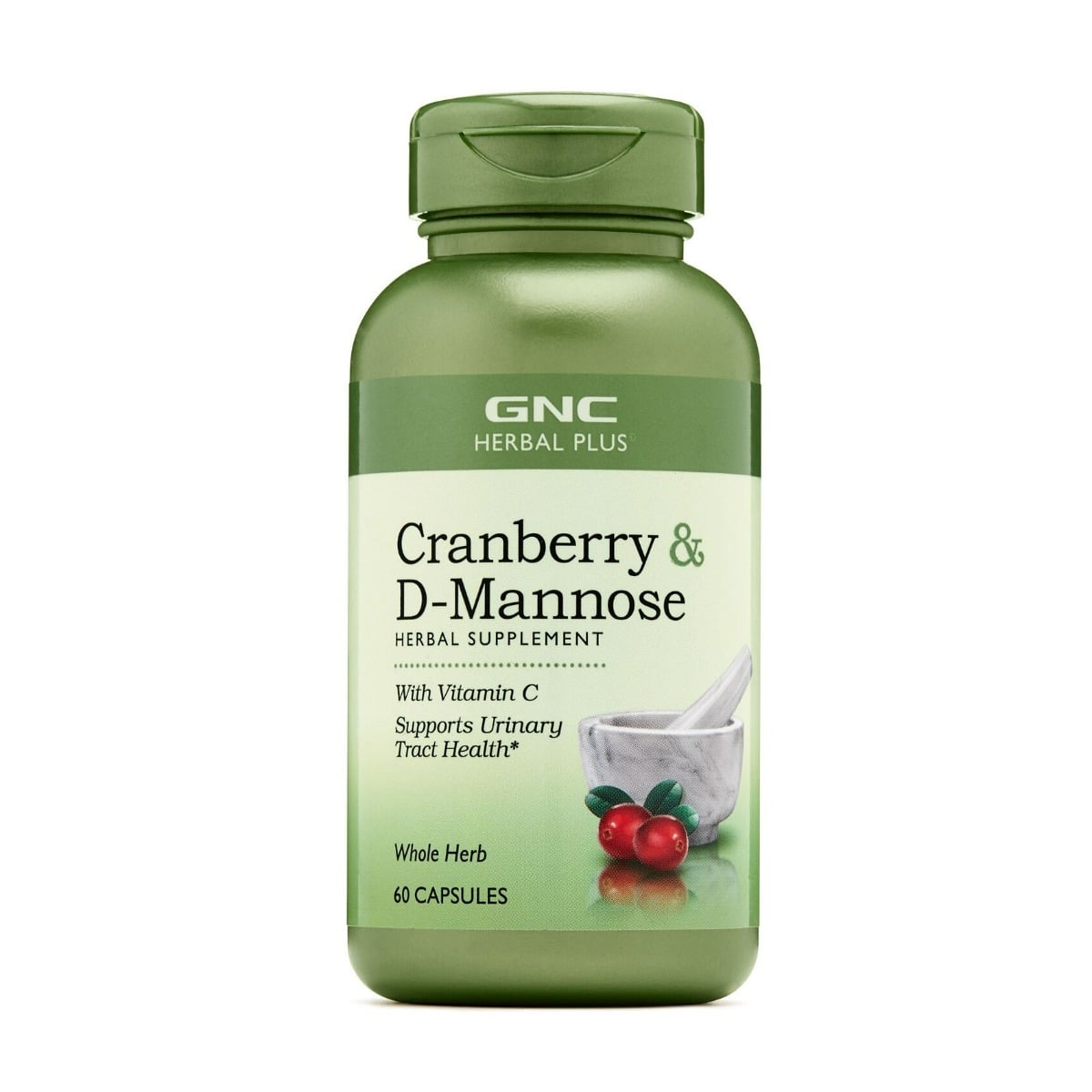 Supliment alimentar GNC Herbal PLus Merisor si Manoza Vitamina C 60 CPS