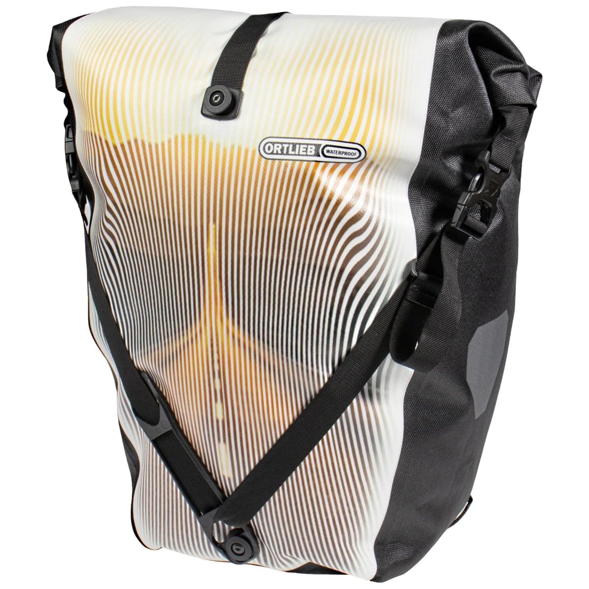 Geanta impermeabila ciclism Ortlieb Back-Roller Design-Alb/Galben