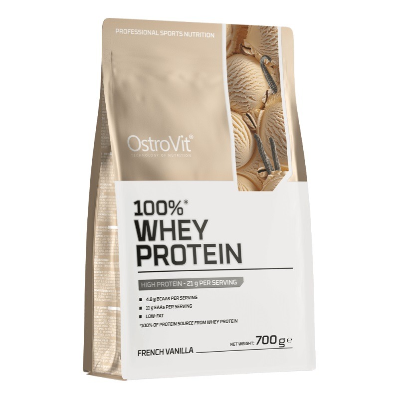 Proteina din zer Ostrovit 100% Whey Protein Aroma de Vanilie, 700 g