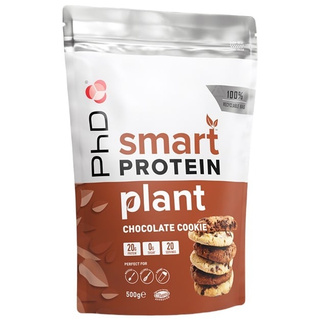 Proteina vegetala PhD Smart Protein Plant Aroma de Biscuiti cu ciocolata, 500g