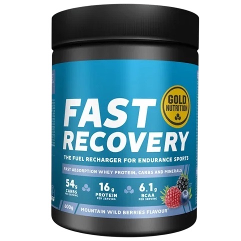 Pudra refacere dupa efort Gold Nutrition Fast Recovery Aroma de Fructe de padure, 600g