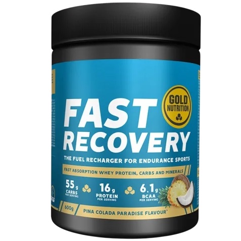Pudra refacere dupa efort Gold Nutrition Fast Recovery Aroma de Pina Colada, 600g