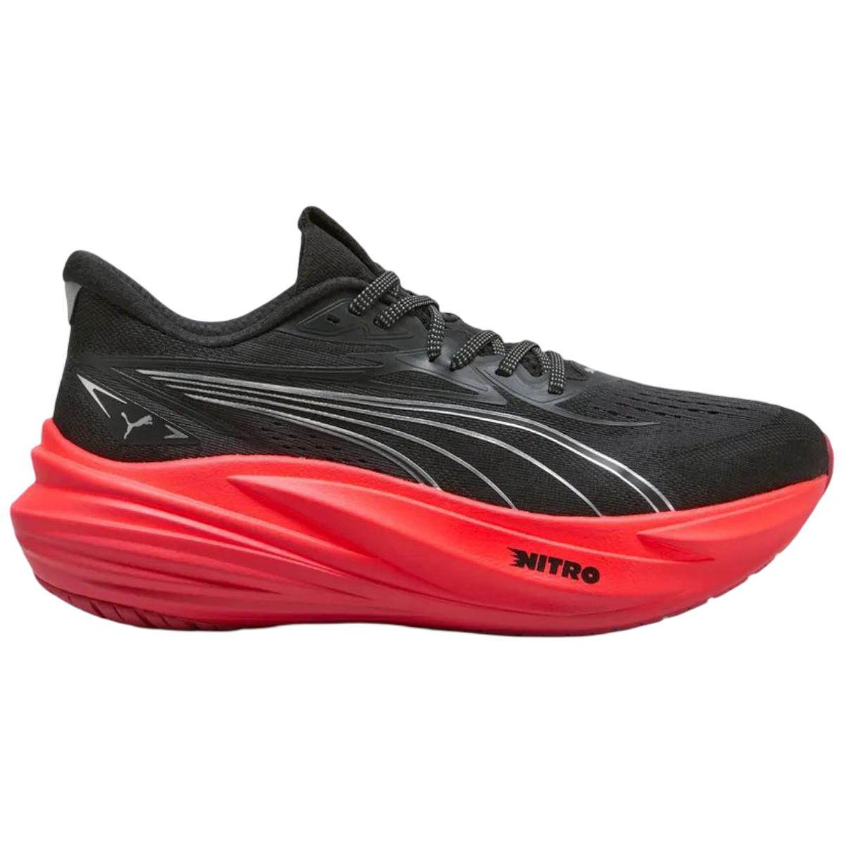 Pantofi alergare barbati Puma MagMax Nitro 2 FW 2026-Negru/Rosu-40