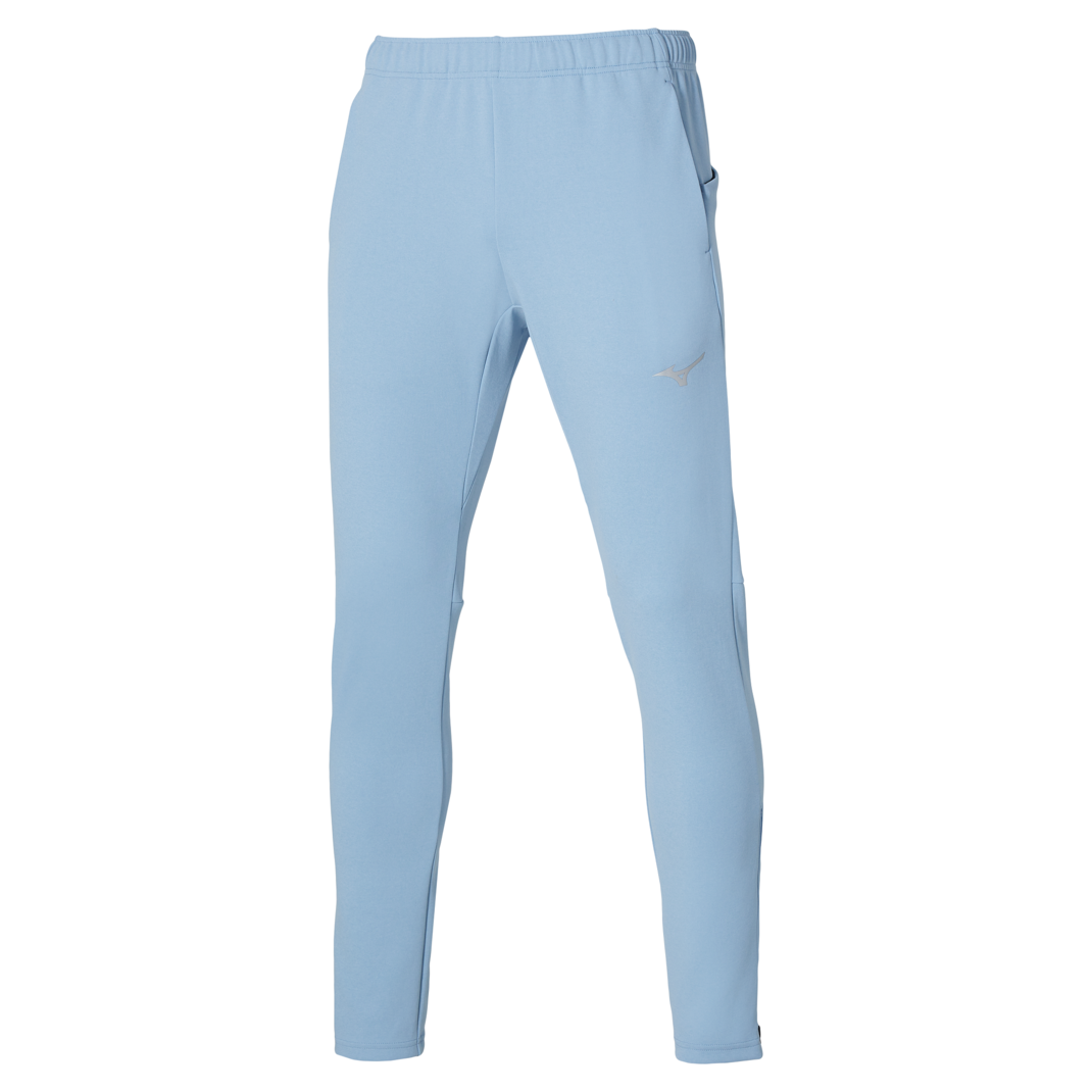 Pantaloni alergare dama Mizuno Editie Limitata Paris Athlete Warm up-Bleu-XS
