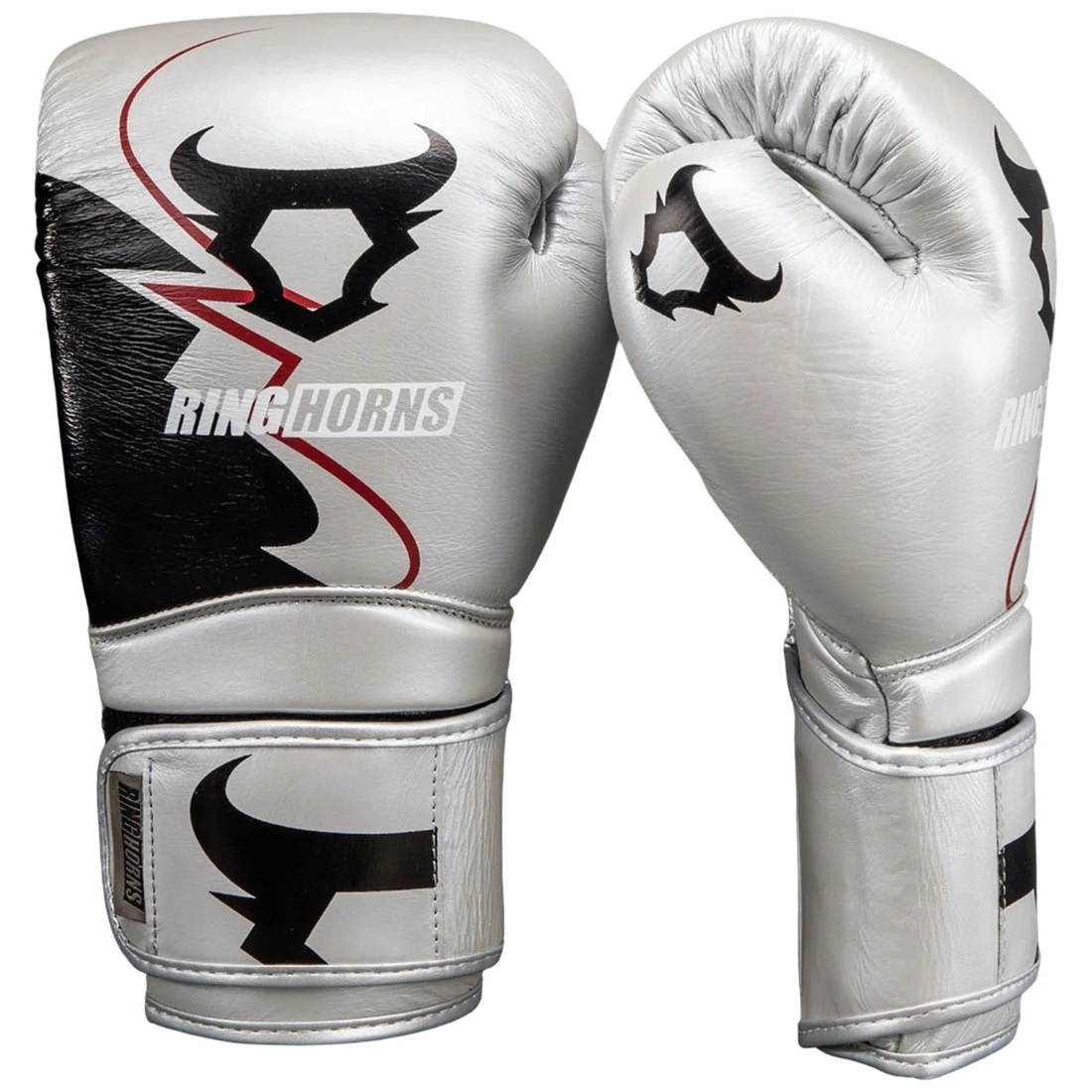 Manusi box Ringhorns Charger - New Edition-Argintiu/Negru-10 oz
