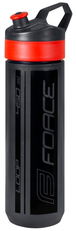 Bidon Force Loop 0.45L-Negru/Transparent