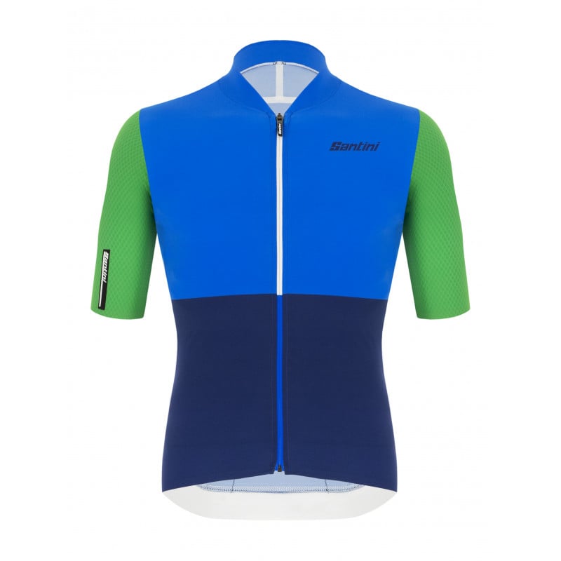 Tricou ciclism barbati Santini Redux Istinto-Albastru/Bleu-S